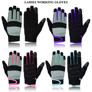 Safety Work Gloves Womens Ladies Girl Hand Protection Gardeing Home Cleaning DIY - Picture 1 of 11