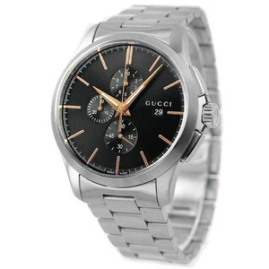 GUCCI G-Timeless YA126272 Black Chronograph Quartz Men's Watch New in Box - Picture 1 of 5