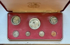 LIBERIA KM# PS11, 1975 PROOF SET (.9867 PURE SILVER) ORIG'L PACKAGING, NO COA - Picture 1 of 6