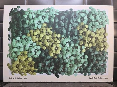 Modern Brick Haus Moss Garden Wall Art Brick Building Blocks 40.5×28cm Sealed  - Image 1 of 4