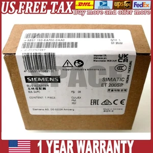 New Siemens 6ES7 193-6AF00-0AA0 6ES7193-6AF00-0AA0 SIMATIC  US FREE TAX - Picture 1 of 2