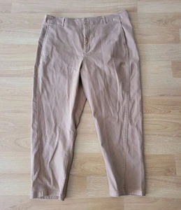 Pantalón chino caqui Treasure & Bond pierna recta marrón talla 1X - Imagen 1 de 3