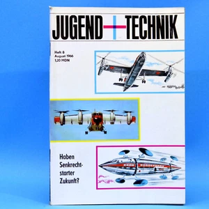 DDR Jugend und Technik 8 1966 EKB Bitterfeld trattori miniere a cielo aperto Malimo aerei - Foto 1 di 1