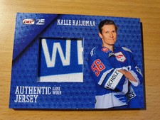 LED 18-19 2018-2019 Game Worn Jersey Card Kalle Kaijomaa Schwenningen 16/50
