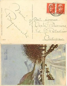 732 - Luogotenenza - Coppia 60 cent su cartolina per Codogno (Lodi), 28/12/1945 - Imagen 1 de 1