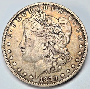 1879-P Morgan Silver Dollar $1, Philadelphia - Picture 1 of 2