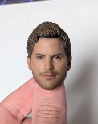 Hot Toys MMS255 Guardians Galaxy STAR LORD figure 1/6 scale - Head Sculpt Only - Image 1 of 3