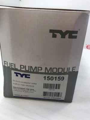 Bomba de combustible TYC 150159 para 01-03 Sierra 3500 01-03 Silverado 3500 GM 19153719 Foto 1 de 4