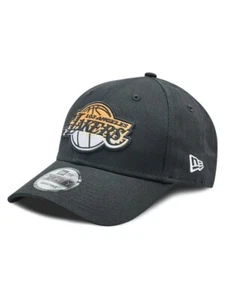 NEW RETRO NEW ERA LA LOS ANGELES LAKERS BLACK 9FORTY OSFM CAP HAT SUMMER - Picture 1 of 8