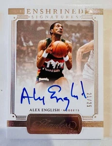 Alex English 2020-21 Panini Flawless Enshrined Signatures Autograph Auto /25 - Picture 1 of 1