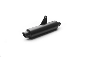 "AEW HIMALAYAN EXHAUST MS, BLACK" FIT FOR ROYAL ENFIELD HIMALAYAN 411 - Picture 1 of 1