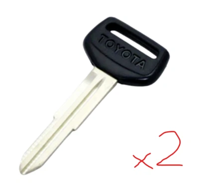 TOYOTA CHAVE GENUÍNA 4RUNNER CELICA COROLLA SUPRA ECO SEM CORTES 90999-00174 2 peças conjunto - Imagem 1 de 3