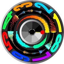 BLACK 12" Chris Karns Visual Vinyl Vol. 2: Scratch Record