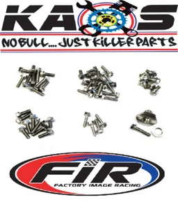TITANIUM PLASTICS BOLTS HARDWARE KIT KTM SX 125 SX 250 SXF 250 SXF 450  - Picture 1 of 12