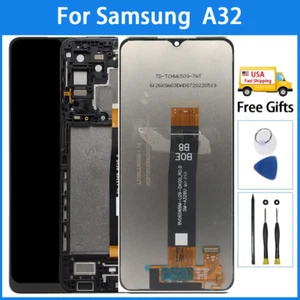 LCD Display Touch Screen Frame For Samsung Galaxy A32 5G A326 SM-A326B SM-A326BR - Picture 1 of 11