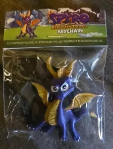 Spyro Reignited Trilogy Keychain Gamestop Promotional Item, NEW & SEALED - Picture 1 of 2