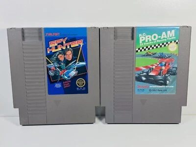 Spy Hunter + R.C Pro Am -- NES Nintendo Original Authentic 2 Games Low Price - Image 1 of 4