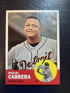 2012 Topps Heritage Miguel Cabrera #348 - Picture 1 of 2