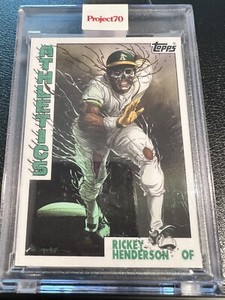 Rickey Henderson - BRIGHTMARES - 2021 Topps Project 70 - Alex Pardee #812 A's