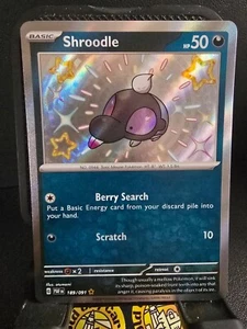 Shroodle 189/091 Sv: Paldean Fates Holo - Picture 1 of 4