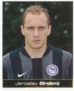 016 JAROSLAV DROBNY # REP.CZECH HERTHA BERLIN STICKER PANINI FUSSBALL 2008