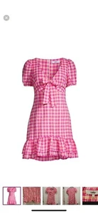 NWT Likely Kai Pink Plaid Dress - Picture 1 of 17