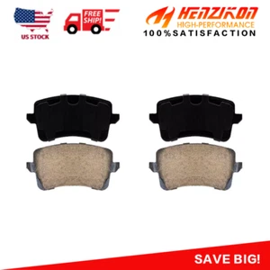 Rear Ceramic Brake Pads for 2010 2011-2014 Audi A4 A5 Quattro Allroad Q5 S4 S5 ^ - Picture 1 of 9