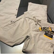 PERISCOPE TAN COTTON ROLL UP PANTS JUNIOR SIZE 1