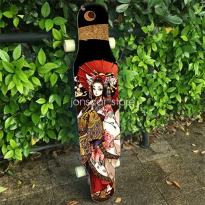 47X10" Japanese Style Skateboard Longboard Grip Tape Long Board Sticker Antislip - Picture 1 of 5