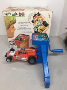 Vintage Remco Road Devils Injector & Racer 'Set 70s Toy Car 1972 Red Car Works - Picture 1 of 10