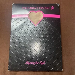 Victoria Secret Lingerie for Legs TOP Thigh High stay-up CREAM MEDIUM - Picture 1 of 3