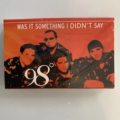 98 Degrees Was It Something I Didn't Say (Cassette) Single New Sealed - Image 1 of 2