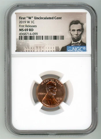 2019 W LINCOLN CENT 1C UNCIRCULATED NGC MS 69 RD FIRST RELEASES Cover