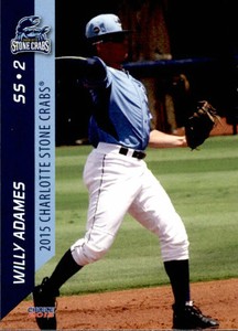 2015 Charlotte Stone Crabs Choice #1 Willy Adames Dominican Republic DR Card