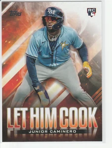 Junior Caminero 2024 Topps Update Series Let Him Cook #LHC-13 Rookie RC Rays - Bild 1 von 2