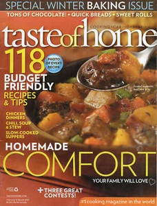 TASTE OF HOME February/March 2009 Vegetable Beef Stew Winter Baking Issue - Imagen 1 de 3