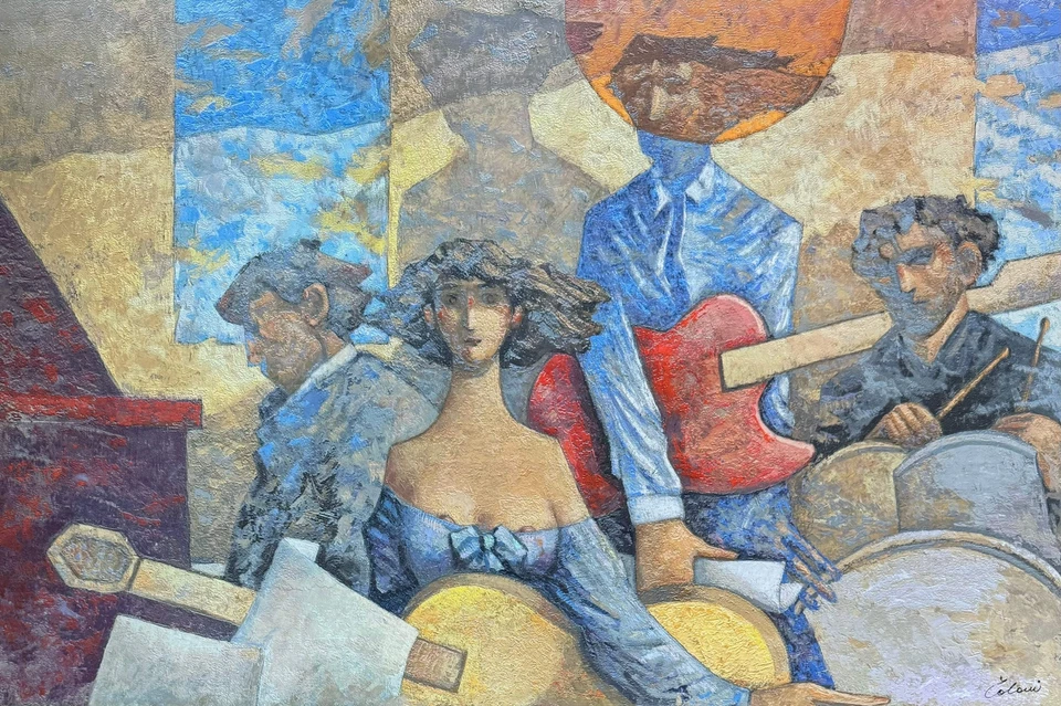 Musicisti Jazz III Giampaolo Talani Opera SERIGRAFIA Numerata Firmata su Carta - Immagine 1 di 1