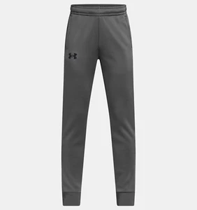 UNDER ARMOUR ' BOYS ' FLEECE JOGGERS ' GREY ' SIZE EXTRA LARGE - Picture 1 of 3