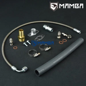 Línea de alimentación y retorno de aceite turbo de montaje superior para Nissan RB20 RB25 con Greddy TD06 T620Z - Imagen 1 de 5
