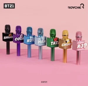 BT21 Bebé Bluetooth Micrófono Inalámbrico Portátil LINEFRIENDS OFICIAL 7 TIPOS - Imagen 1 de 10