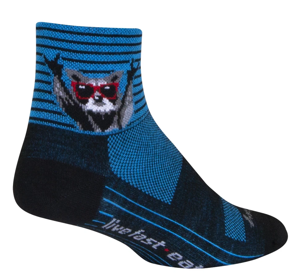 Calcetines - SockGuy - Live Fast L/XL 3" Clásico Ciclismo/Correr NUEVO Foto 1 de 4