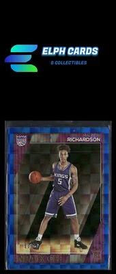 2016-17 Hoops #279 Malachi Richardson Blue Checkerboard #/75 - Image 1 of 2