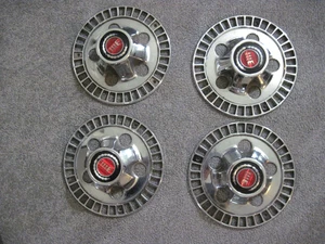 Set Of 4 Ford 1974 1975 1976 Gran Torino Elite Wheel Center Hub Cap - Picture 1 of 6