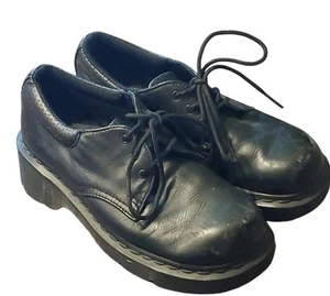 Dr. Martens Francesca pelle nera donna US 7 antiscivolo usato - Foto 1 di 6