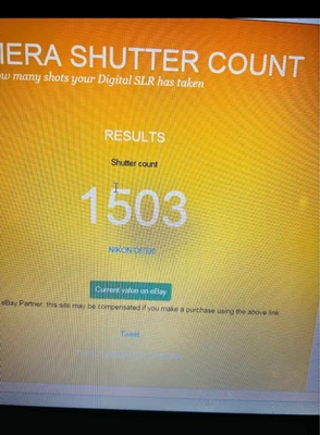 *COMO NUEVA* Cámara digital Nikon D D5300 24,2 MP SLR - solo cuerpo y batería S.C. 1503 Foto 1 de 4