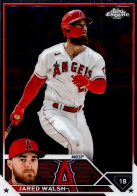2023 Topps Chrome Jared Walsh Los Angeles Angels #89 - Image 1 of 2