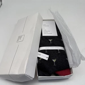 LONDON SOCK Co Luxury Blend 3 Pair Mid Calf Sock Mens M 9-11 US NWT - Picture 1 of 5