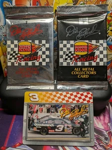 🔥 1998 Dale Earnhardt Burger King Trading Cards ( 2x Sealed ) + Extra Card 🔥 - Picture 1 of 2