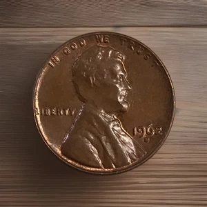 1962 D 1C RB Lincoln Memorial Cent Double Die Obverse DDO - Picture 1 of 5