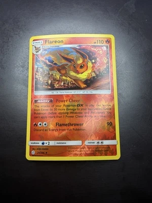 Flareon 25/236 Reverse Holo- Cosmic Eclipse - STELLAR NEAR MINT NM - Pokemon TCG - Image 1 of 4
